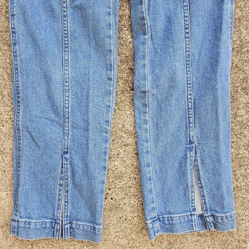 MADEWELL Straight Jean Medium Blue Indigo Wash: Seamed Edition Women's Size 23 - Picture 13 of 16
